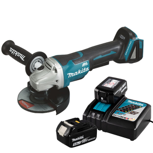 Máy Mài Góc Dùng Pin(kèm 02 pin 5.0 + sạc nhanh) - Makita DGA406RTE