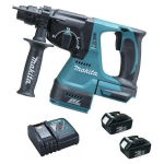 Máy Khoan Bê Tông 3 Chức Năng Dùng Pin (kèm 02 pin 4.0Ah + sạc nhanh) - Makita DHR242RME