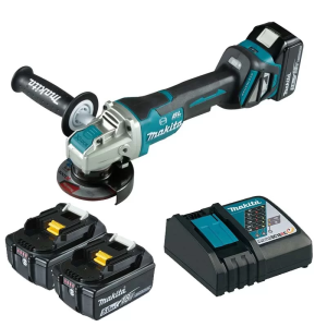 Máy Mài Góc Dùng Pin(kèm 02 pin 5.0 + sạc nhanh) - Makita DGA419RTJ