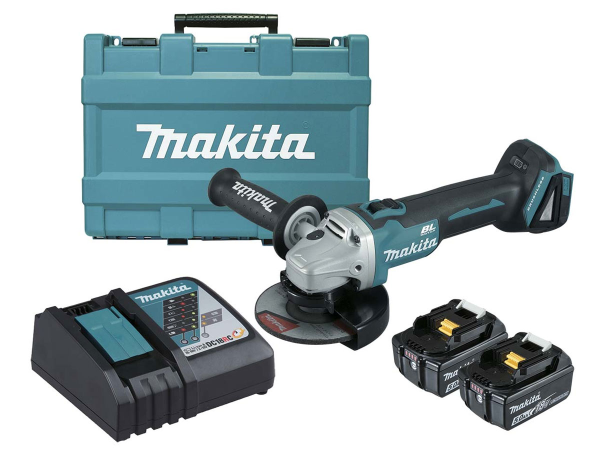 Máy Mài Góc Dùng Pin(kèm 02 pin 5.0 + sạc nhanh) - Makita DGA506RTE