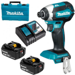 Máy Bắt Vít Dùng Pin(BL)(18V) (kèm 02 pin 5.0 + sạc nhanh) - Makita DTD153RTE