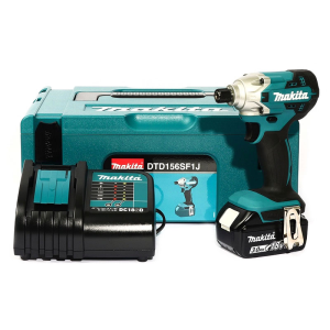 Máy Bắt Vặn Vít Dùng Pin(BL1830B*2+DC18SD+ (kèm 02 pin 3.0 + sạc) - Makita DTD156SFE