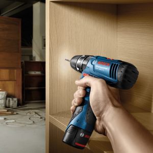 Máy khoan động lực dùng pin Bosch GSB 120-LI GEN II (1 pin + sạc 3 chấu + phụ kiện)