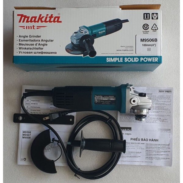 MÁY MÀI GÓC Makita  M9501B (100MM/570W/CÔNG TẮC TRƯỢT)