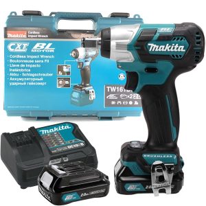 MÁY SIẾT BU LÔNG DÙNG PIN Makita TW161DSAE (12.7MM/BL) (kèm 02 pin 2.0 + sạc)