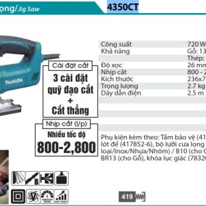 Máy Cưa Lọng - Makita 4350CT