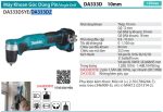 Máy Khoan Góc(12V MAX) (không kèm pin sạc) - Makita DA333DZ