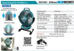 Quạt Dùng Pin(18V/14.4V/AC) (không kèm pin sạc) - Makita DCF301Z