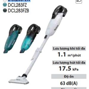 Máy Hút Bụi Dùng Pin(BL)(18V) - Makita DCL283FZW