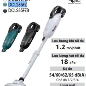 Máy Hút Bụi Dùng Pin(BL)(18V) - Makita DCL285FZ