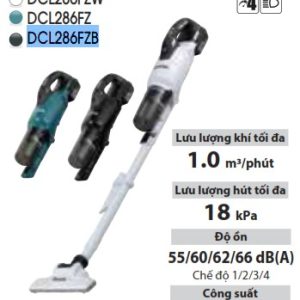 Máy Hút Bụi Dùng Pin(BL)(18V) - Makita DCL286FZB