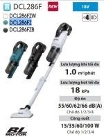 Máy Hút Bụi Dùng Pin(BL)(18V) - Makita DCL286FZ