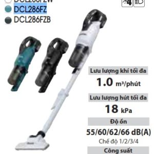 Máy Hút Bụi Dùng Pin(BL)(18V) - Makita DCL286FZ