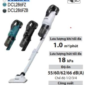 Máy Hút Bụi Dùng Pin(BL)(18V) - Makita DCL286FZW