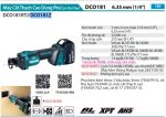 Máy Cắt Thạch Cao Dùng Pin(BL)(18V) (không kèm pin sạc) - Makita DCO181Z