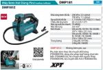 Máy Bơm Hơi Dùng Pin(18V) (không kèm pin sạc) - Makita DMP181Z