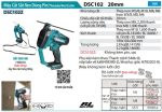 Máy Cắt Sắt Ren Dùng Pin(BL)(18V-14.4V) (không kèm pin sạc) - Makita DSC102Z