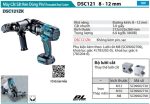 Máy Cắt Sắt Ren Dùng Pin(BL)(18V) (không kèm pin sạc) - Makita DSC121ZK