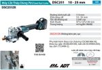 Máy Cắt Thép Dùng Pin(BL)(18V) (không kèm pin sạc) - Makita DSC251ZK