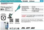 Máy Chà Nhám Tường Dùng Pin(AWS/BL)(18V) (kèm 02 pin 5.0 + sạc nhanh) - Makita DSL800RTE