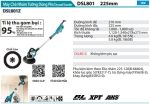 Máy Chà Nhám Tường Dùng Pin(AWS/BL)(18V) (không kèm pin sạc) - Makita DSL801Z