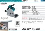 Máy Cưa Đĩa Cắt Sâu Dùng Pin(165MM/AWS/ (không kèm pin sạc) - Makita DSP601ZU