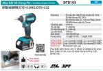 Máy Bắt Vít Dùng Pin(BL)(18V) (kèm 02 pin 5.0 + sạc nhanh) - Makita DTD153RTE