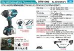 Máy Siết Bu Lông Dùng Pin(12.7MM/BL) (không kèm pin sạc) - Makita DTW1002Z