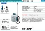 Máy Phun Thuốc Dùng Pin(10L)(18V) (không kèm pin sạc) - Makita DUS108Z