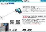 Máy Trộn Sơn Dùng Pin(BL)(18V) (không kèm pin sạc) - Makita DUT130Z