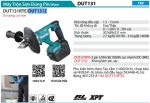 Máy Trộn Sơn Dùng Pin(BL)(18V) (không kèm pin sạc) - Makita DUT131Z