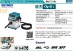 Máy Hút Bụi Dùng Pin(18Vx2) (không kèm pin sạc) - Makita DVC154LZX