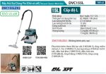 Máy Hút Bụi Dùng Pin (không kèm pin sạc) - Makita DVC155LZX2