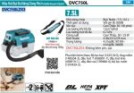 Máy Hút Bụi Đa Năng Dùng Pin (không kèm pin sạc) - Makita DVC750LZX3