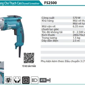 Máy Vặn Vít - Makita FS2500