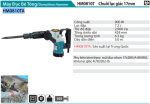 Máy Đục Bê Tông(CHUÔI LỤC GIÁC 17MM) - Makita HM0810TA