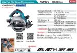 Máy cưa đĩa dùng Pin 40V Makita HS003GZ