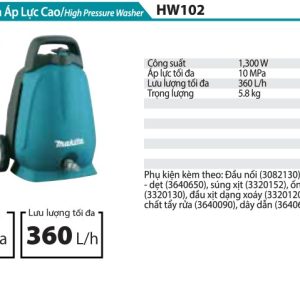 Máy xịt áp lực cao Makita HW102