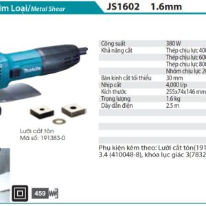 Máy cắt tôn Makita JS1602