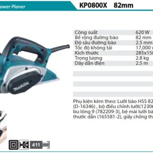 Máy bào chạy điện Makita KP0800X