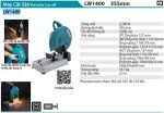 Máy cắt sắt Makita LW1400 (2200W)