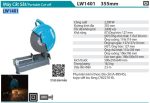 Máy cắt sắt Makita LW1401 (2200W)