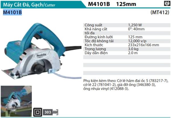 Máy Cắt Đá/Gạch Makita M4101B