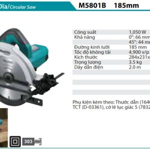 MÁY CƯA ĐĨA Makita  M5801B (185MM)