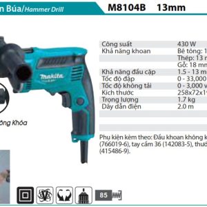 MÁY KHOAN BÚA MAKITA M8104B (13MM)