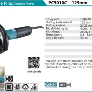 MÁY BÀO BÊ TÔNG Makita PC5010C (125MM)