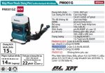 MÁY PHUN THUỐC DÙNG PIN Makita  PM001GT201 (BL)(40V MAXX2)