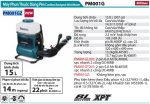 MÁY PHUN THUỐC DÙNG PIN Makita PM001GZ