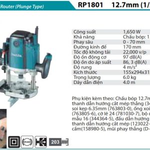 MÁY PHAY Makita RP1801 (12,7MM/1/2'')