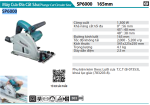 MÁY CƯA ĐĨA Makita  SP6000